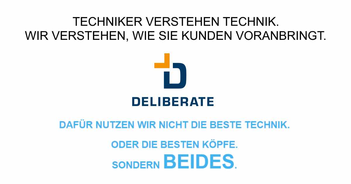 Deliberate GmbH Philosophie