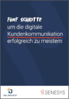 E-Book - FÜNF SCHRITTE um die digitale Kundenkommunikation erfolgreich zu meistern